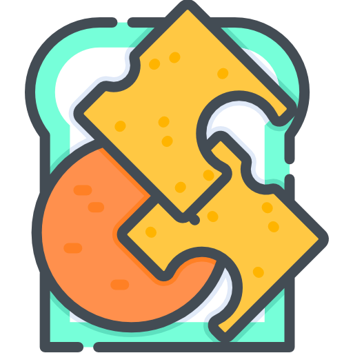 Cheese bread icon