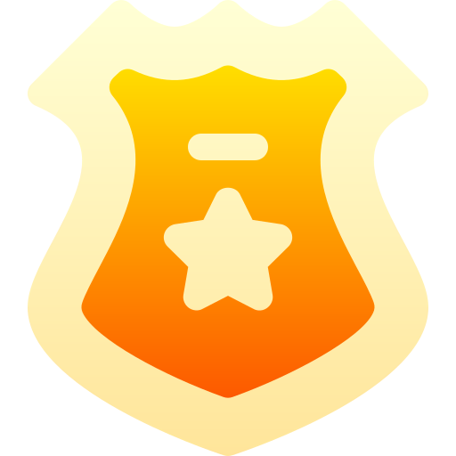 Police badge icon