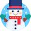 Снеговик иконка 64x64