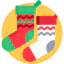 Рождественский носок иконка 64x64