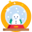 Снежный шар иконка 64x64