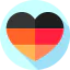 German flag Symbol 64x64