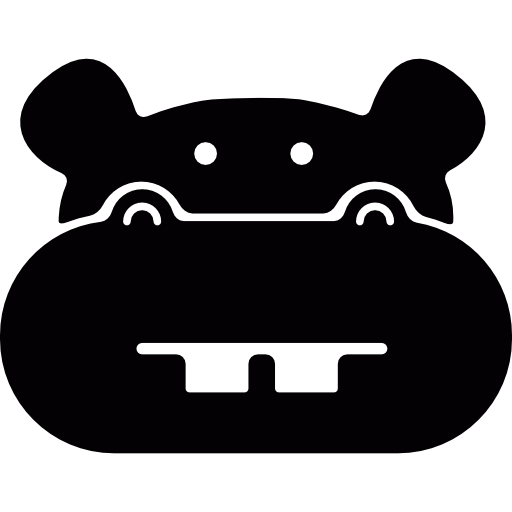 Hippo head icon