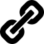 Link interface symbol of rotated chain icône 64x64