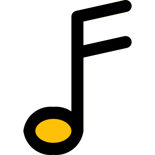 Musical note ícono