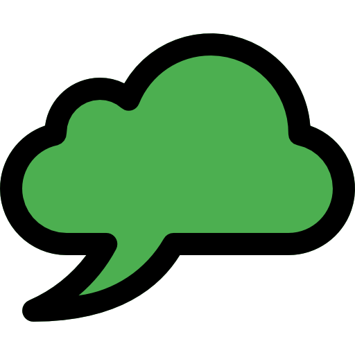 Speech bubble ícone