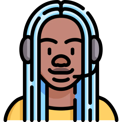 Call center agent icon
