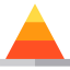 Pyramid chart アイコン 64x64