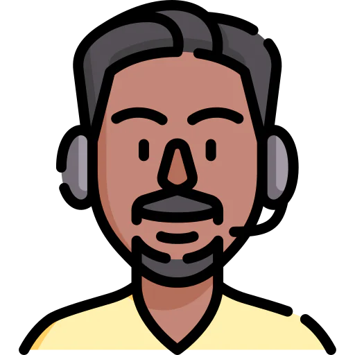 Call center agent icon