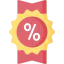 Discount badge biểu tượng 64x64