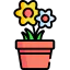 Flower pot icon 64x64
