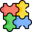 Puzzle pieces icon 64x64
