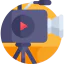 Videocamera biểu tượng 64x64