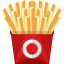 French fries ícone 64x64