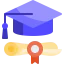 Graduate cap biểu tượng 64x64