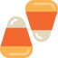 Candy corn icon 64x64