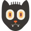 Black cat icon 64x64