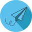 Paper plane icon 64x64