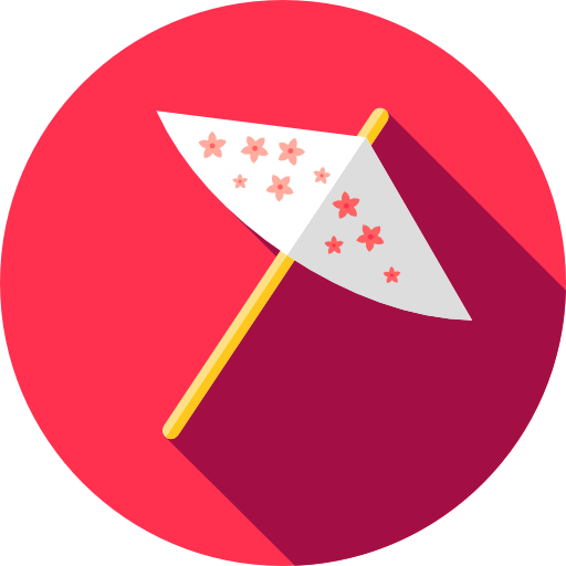 Sun umbrella icon