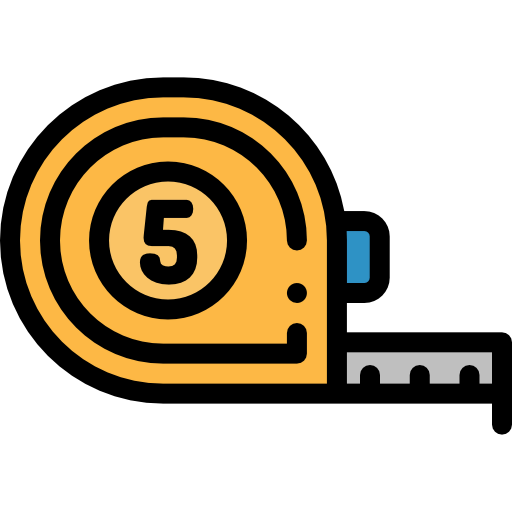 Measuring tape icon