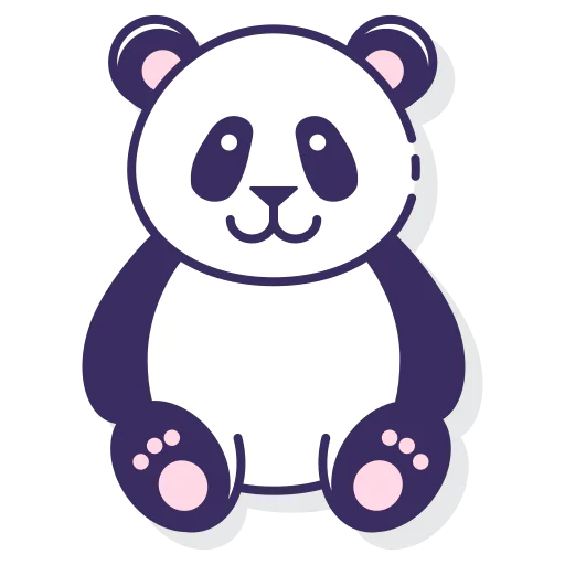 Panda bear icon