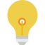 Light bulb icon 64x64