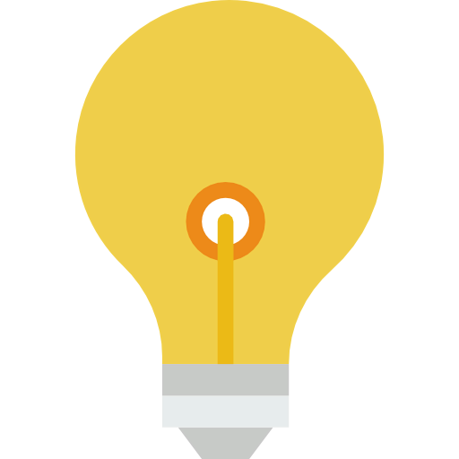 Light bulb icône
