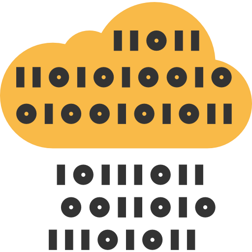 Binary code ícono