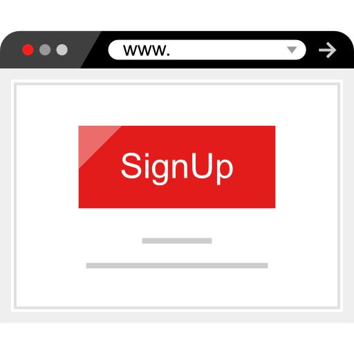 Sign up icon