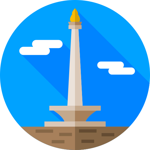 National monument jakarta icon