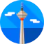 Kuala lumpur tower icon 64x64