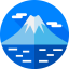 Mount fuji icon 64x64