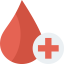 Blood donation icon 64x64