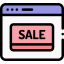 Sale button icon 64x64
