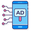 Online ads ícone 64x64