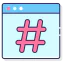 Hashtags іконка 64x64