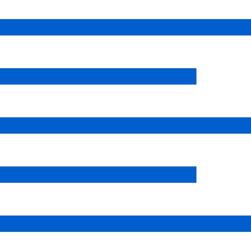 Left alignment icon