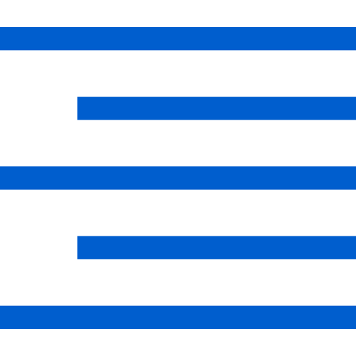 Right alignment Symbol
