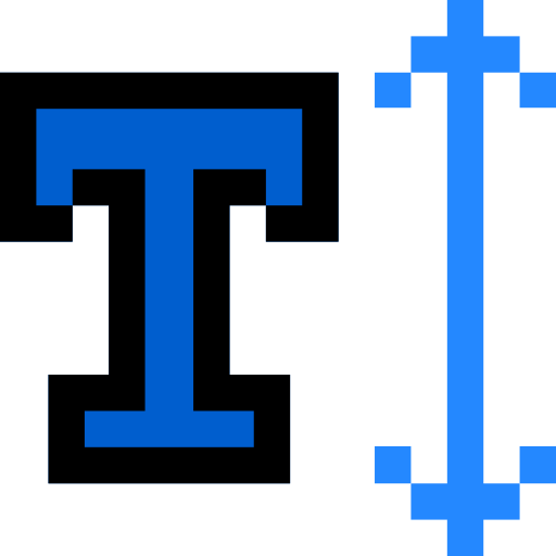 Text width Ikona