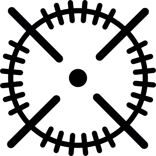Round target symbol icon