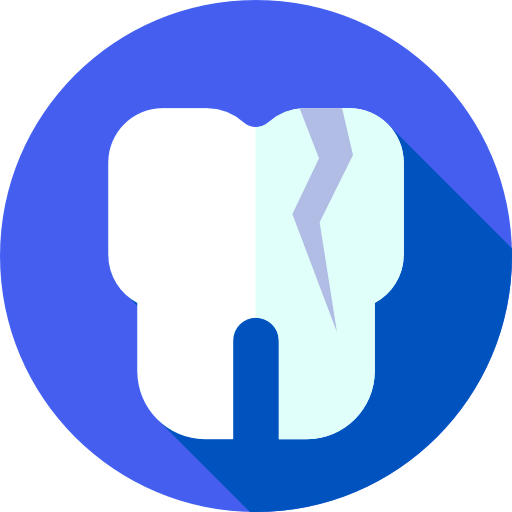 Broken tooth icon