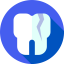 Broken tooth icon 64x64