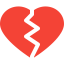 Broken heart ícono 64x64