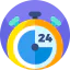 24 hours icon 64x64