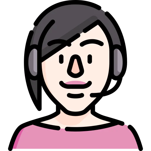 Call center agent icon