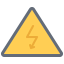 Electrical hazard Symbol 64x64