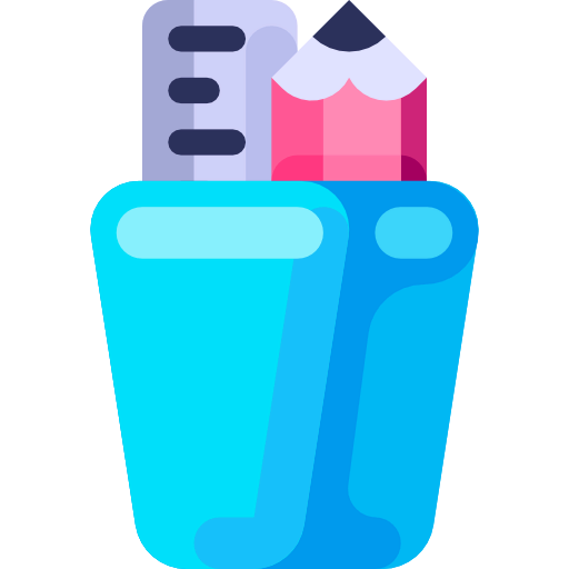 Pencil case icon