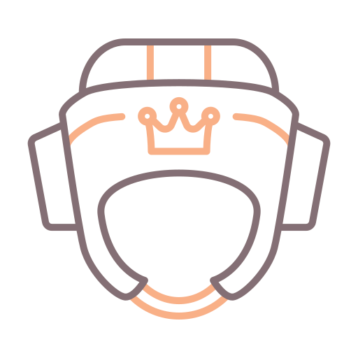 Boxing helmet icon