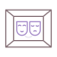 Theatre mask іконка 64x64