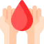 Blood donation icon 64x64